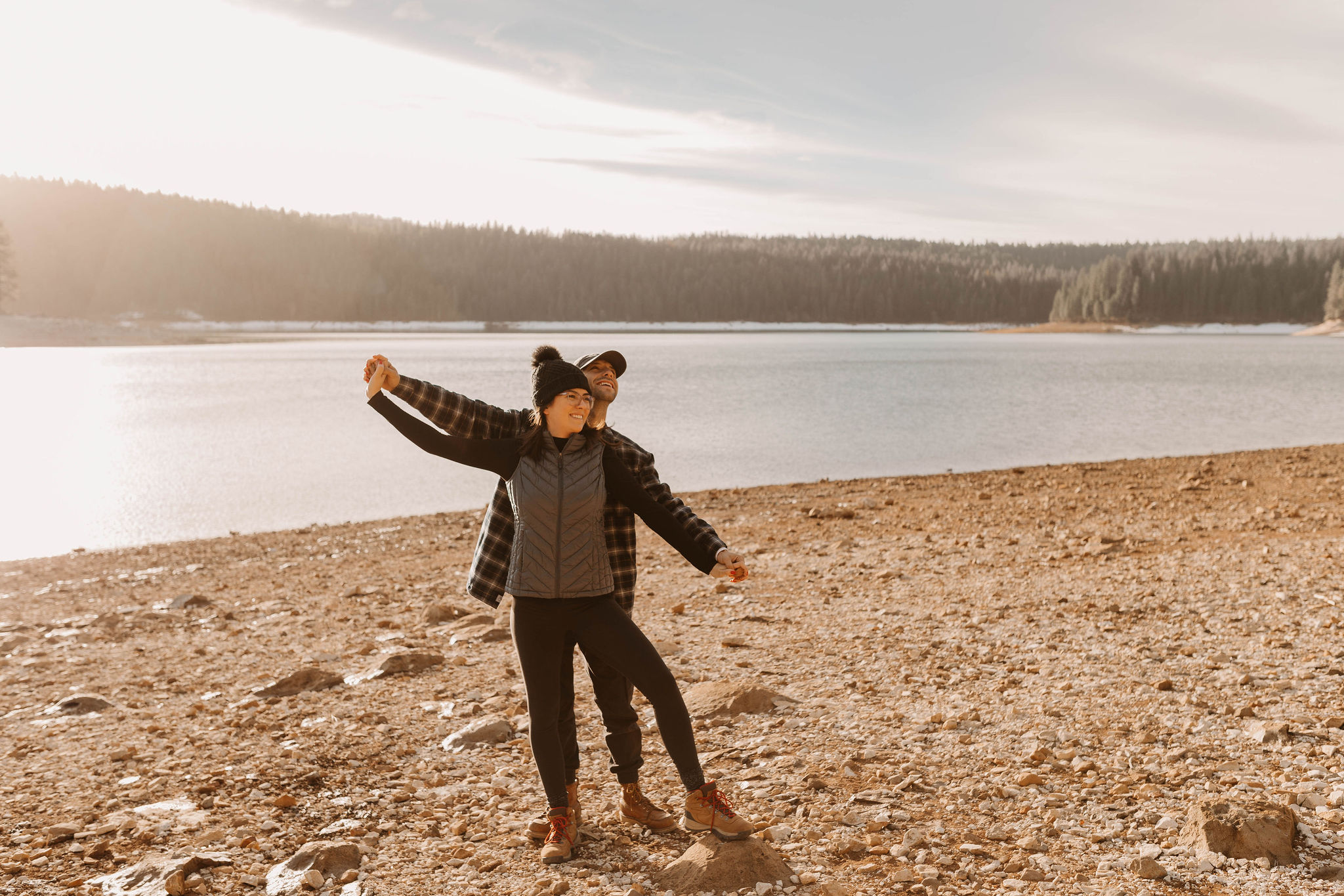 Adventure Mountain Engagement Photos in Pollock Pines, California