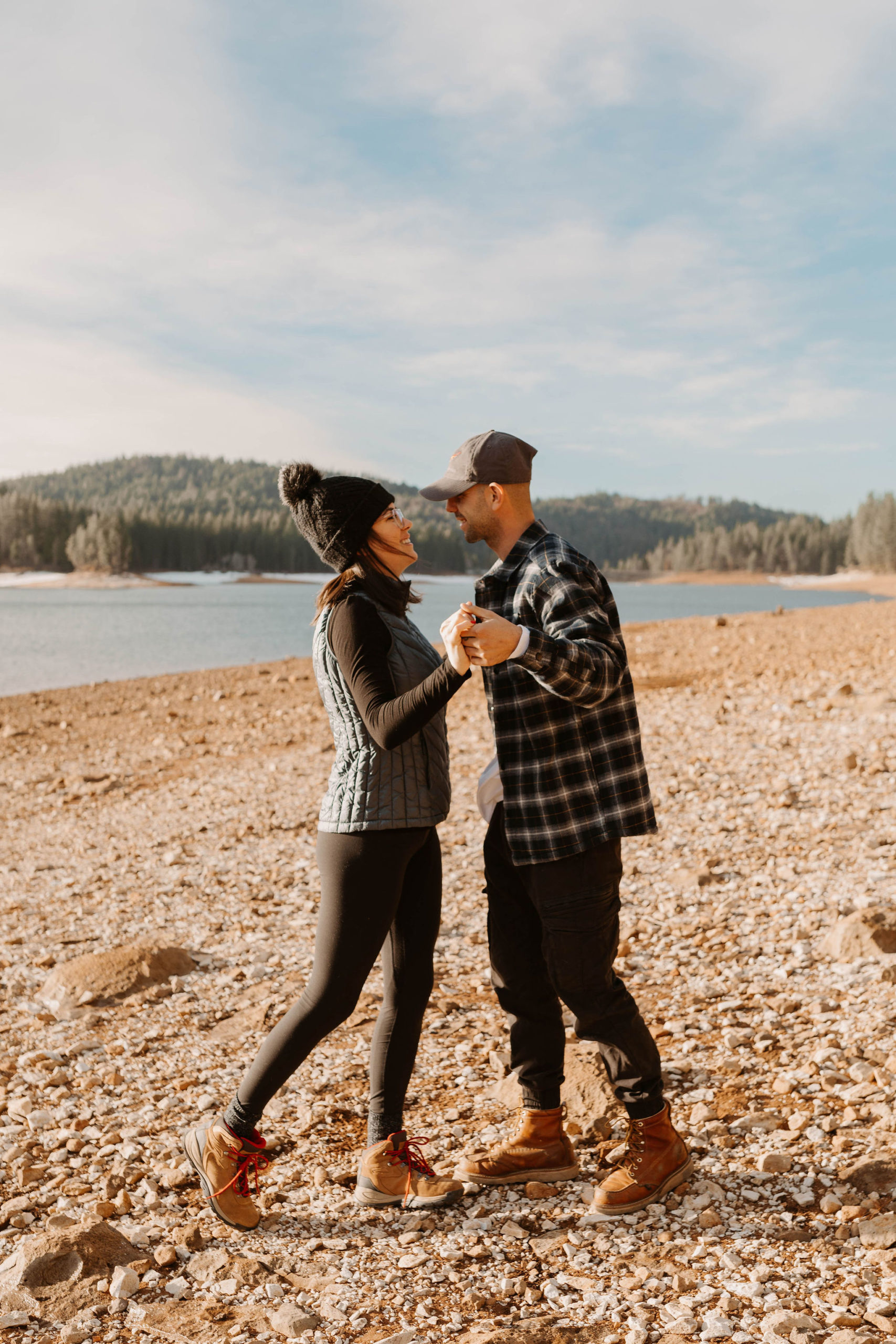 Adventure Mountain Engagement Photos in Pollock Pines, California