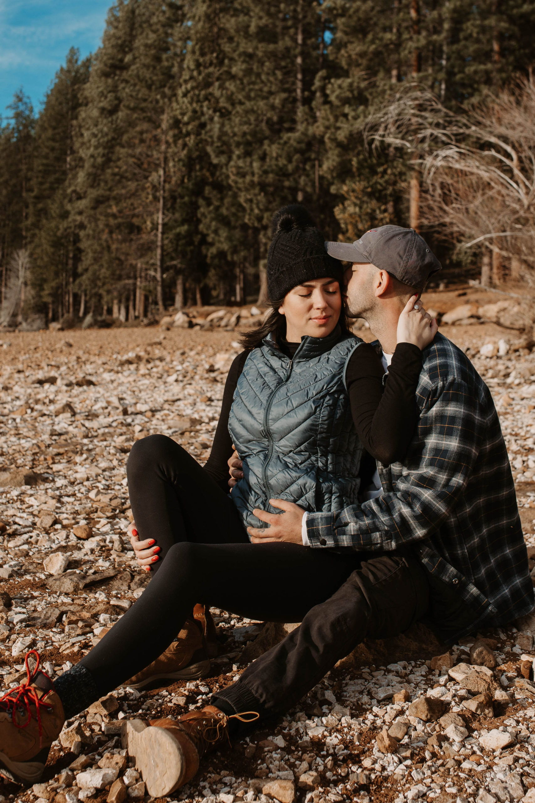 Adventure Mountain Engagement Photos in Pollock Pines, California