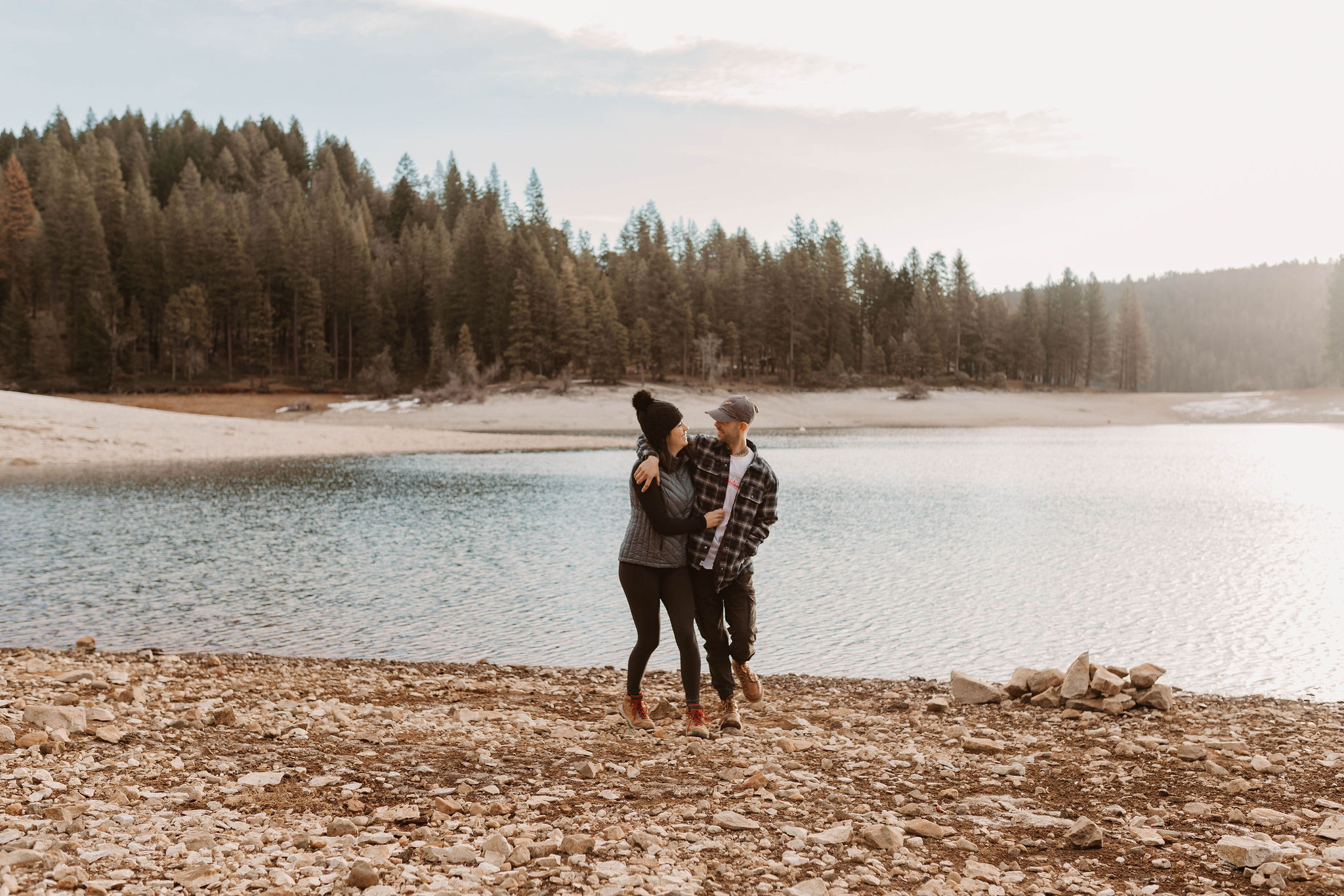 Adventure Mountain Engagement Photos in Pollock Pines, California