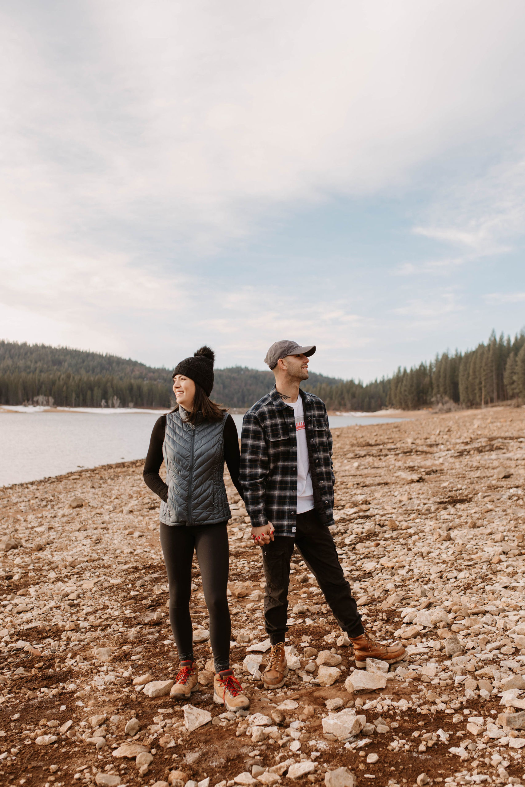 Adventure Mountain Engagement Photos in Pollock Pines, California