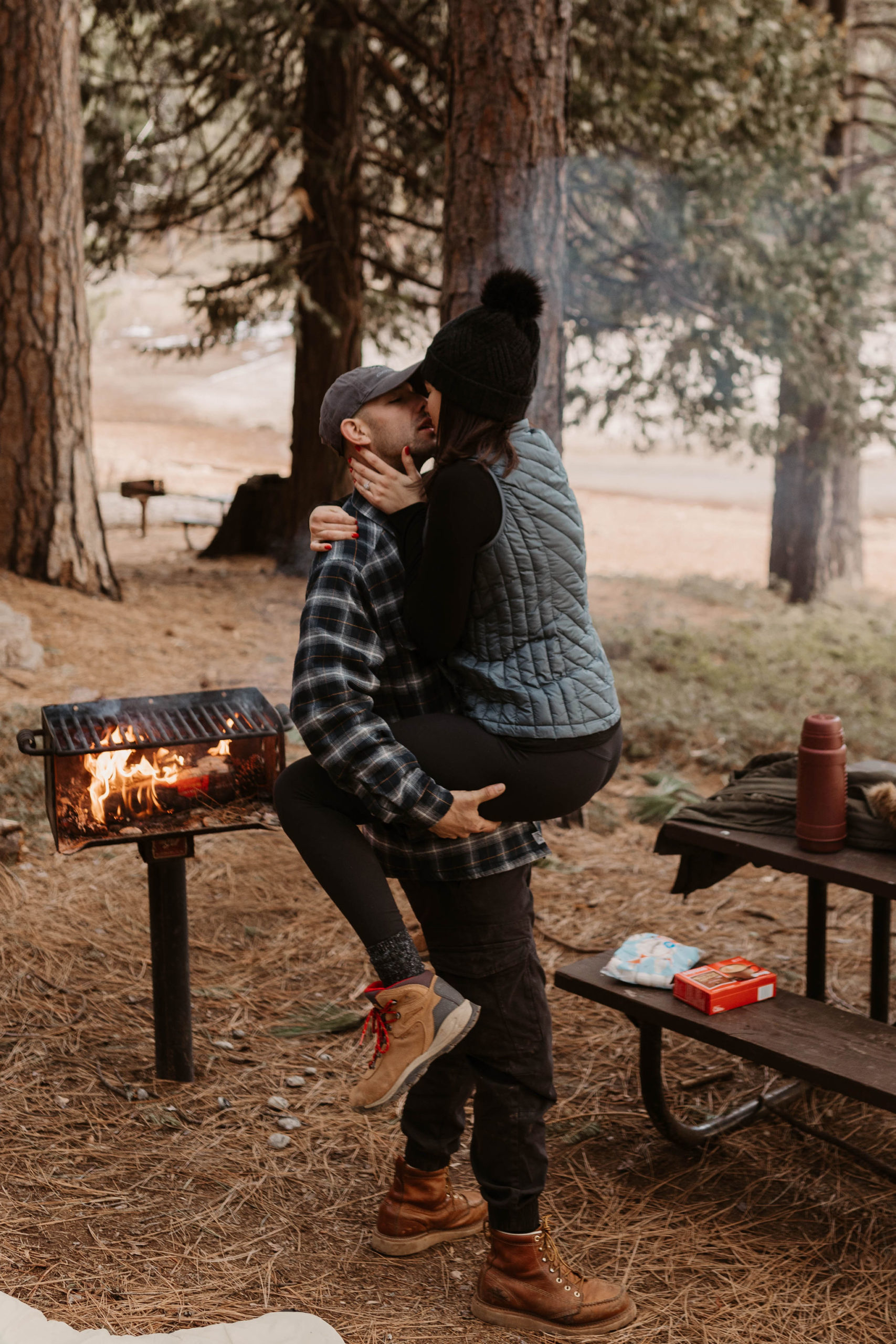 Adventure Mountain Engagement Photos in Pollock Pines, California