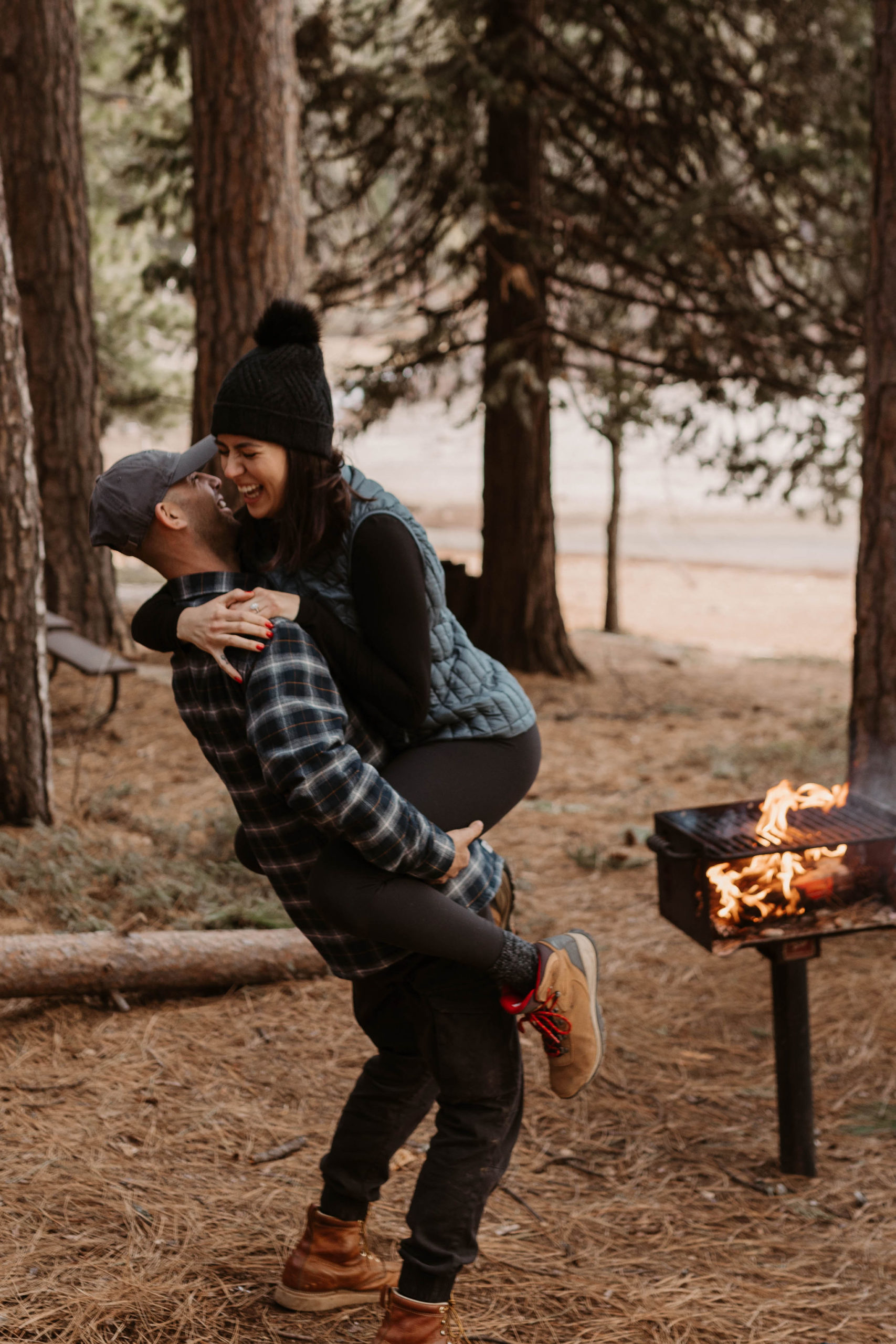 Adventure Mountain Engagement Photos in Pollock Pines, California