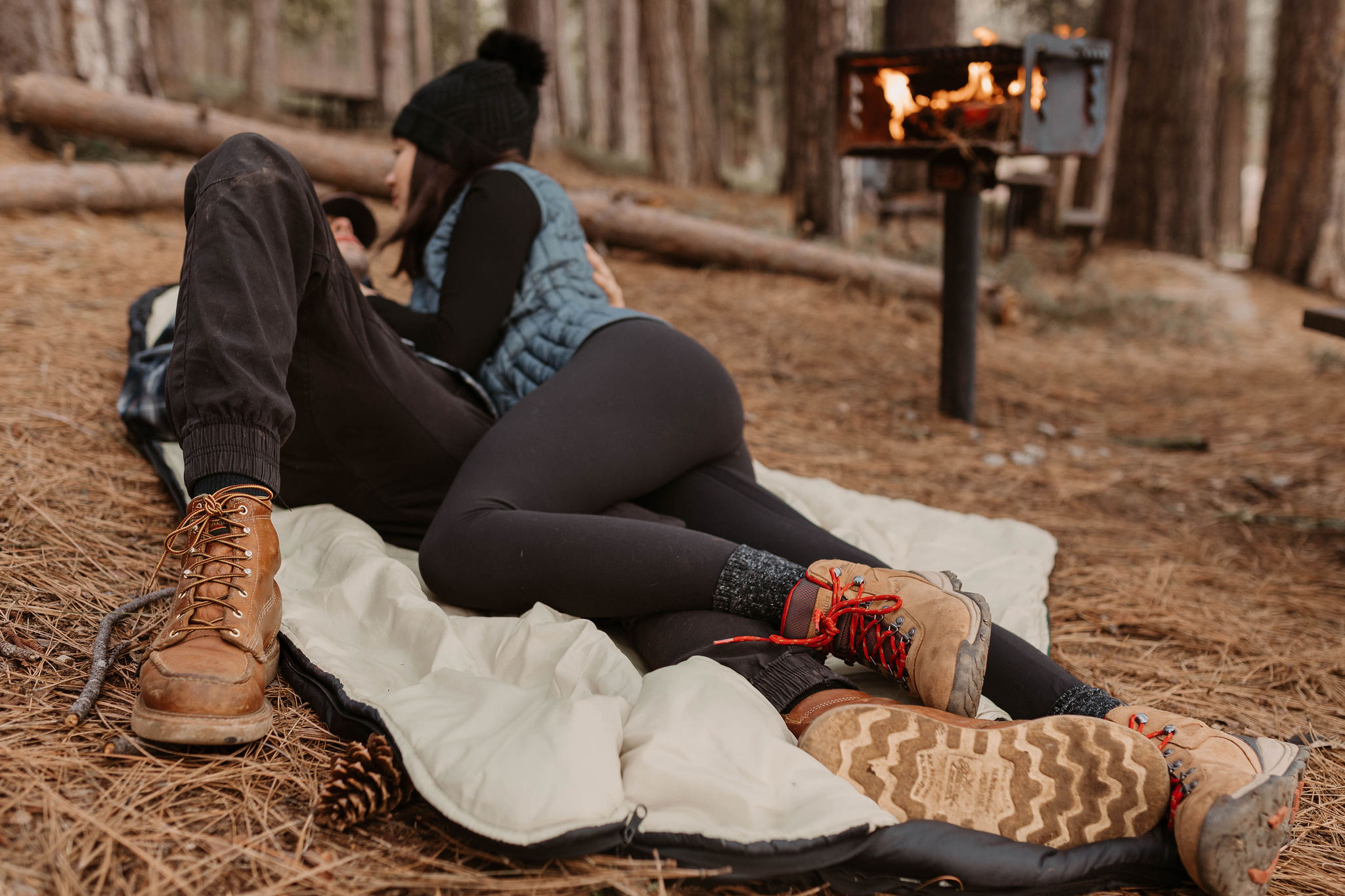 Adventure Mountain Engagement Photos in Pollock Pines, California