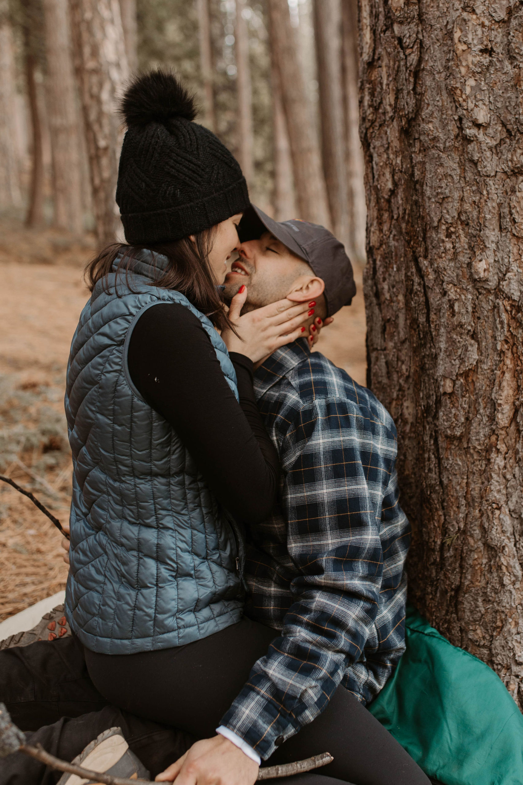 Adventure Mountain Engagement Photos in Pollock Pines, California