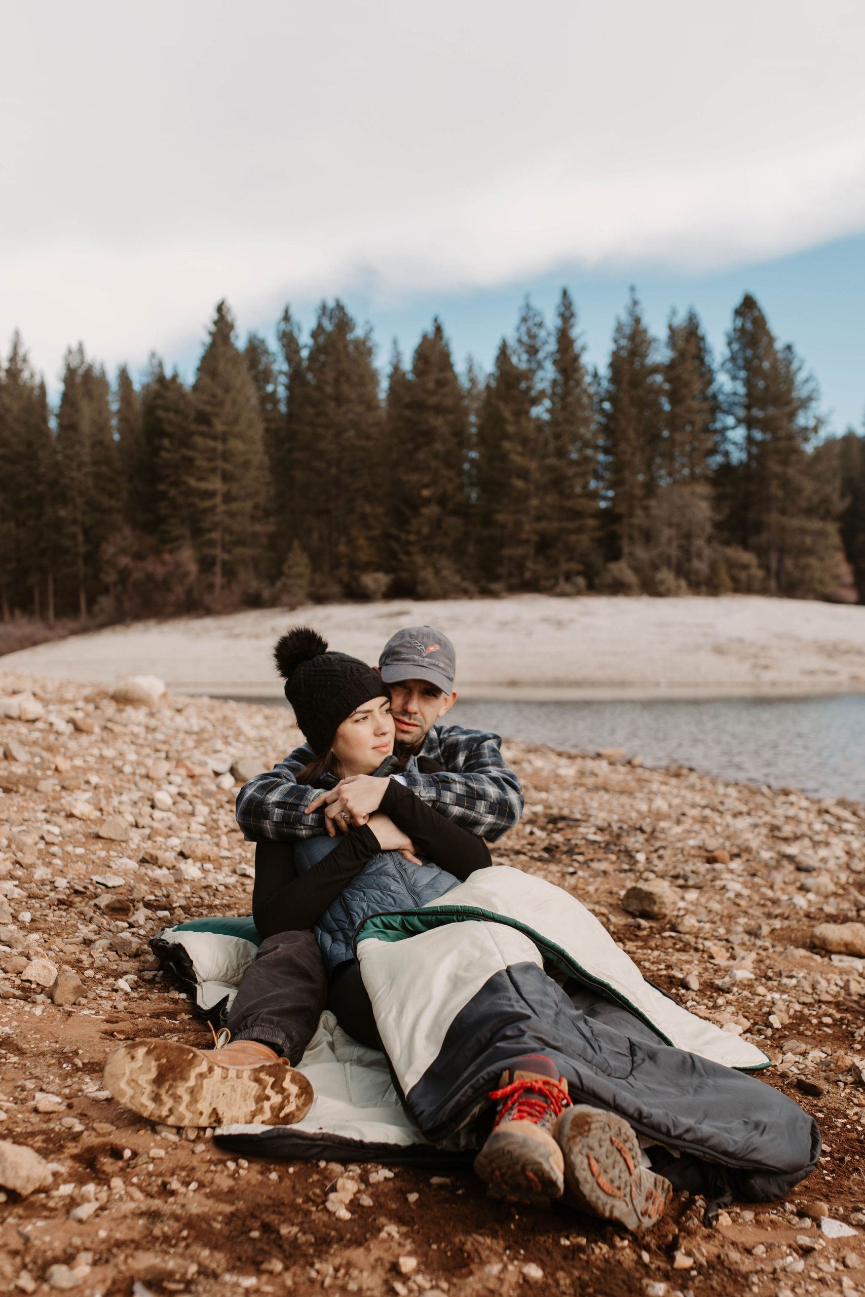 Adventure Mountain Engagement Photos in Pollock Pines, California