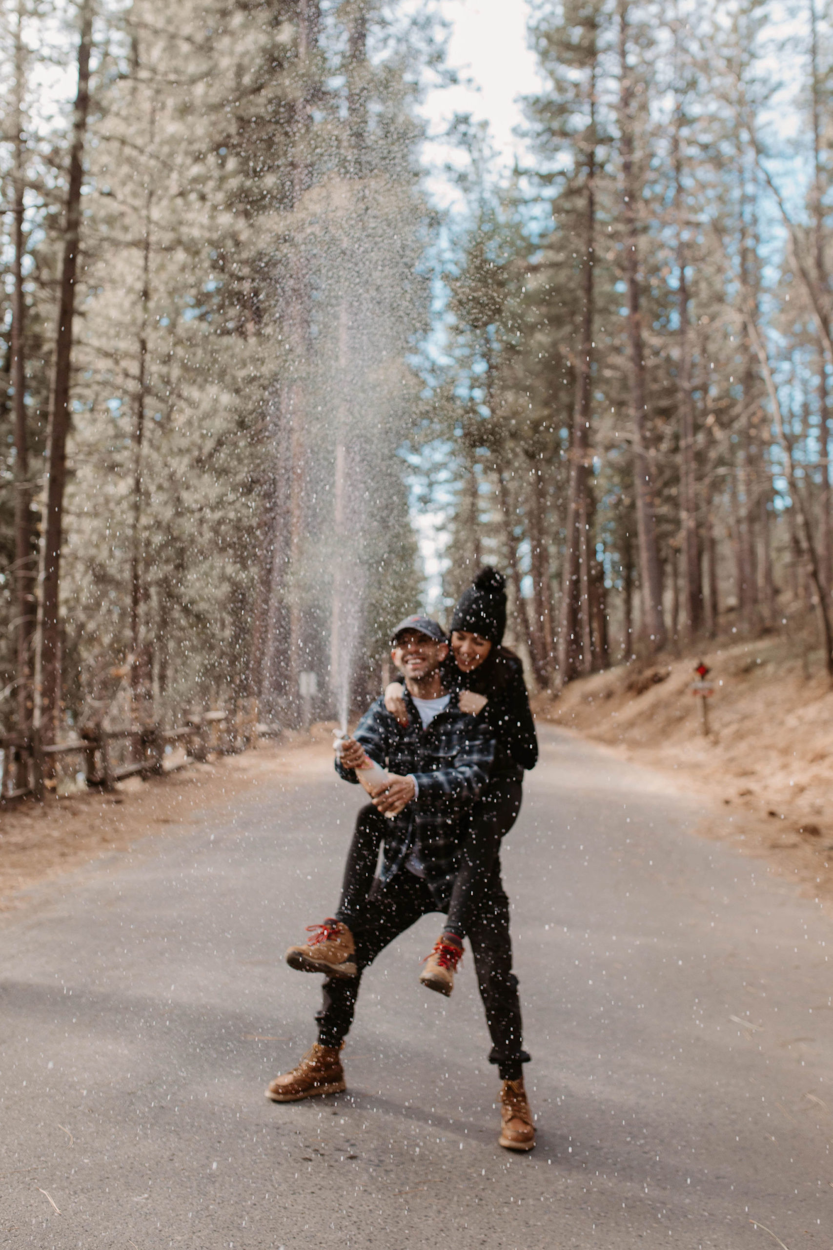 Adventure Mountain Engagement Photos in Pollock Pines, California