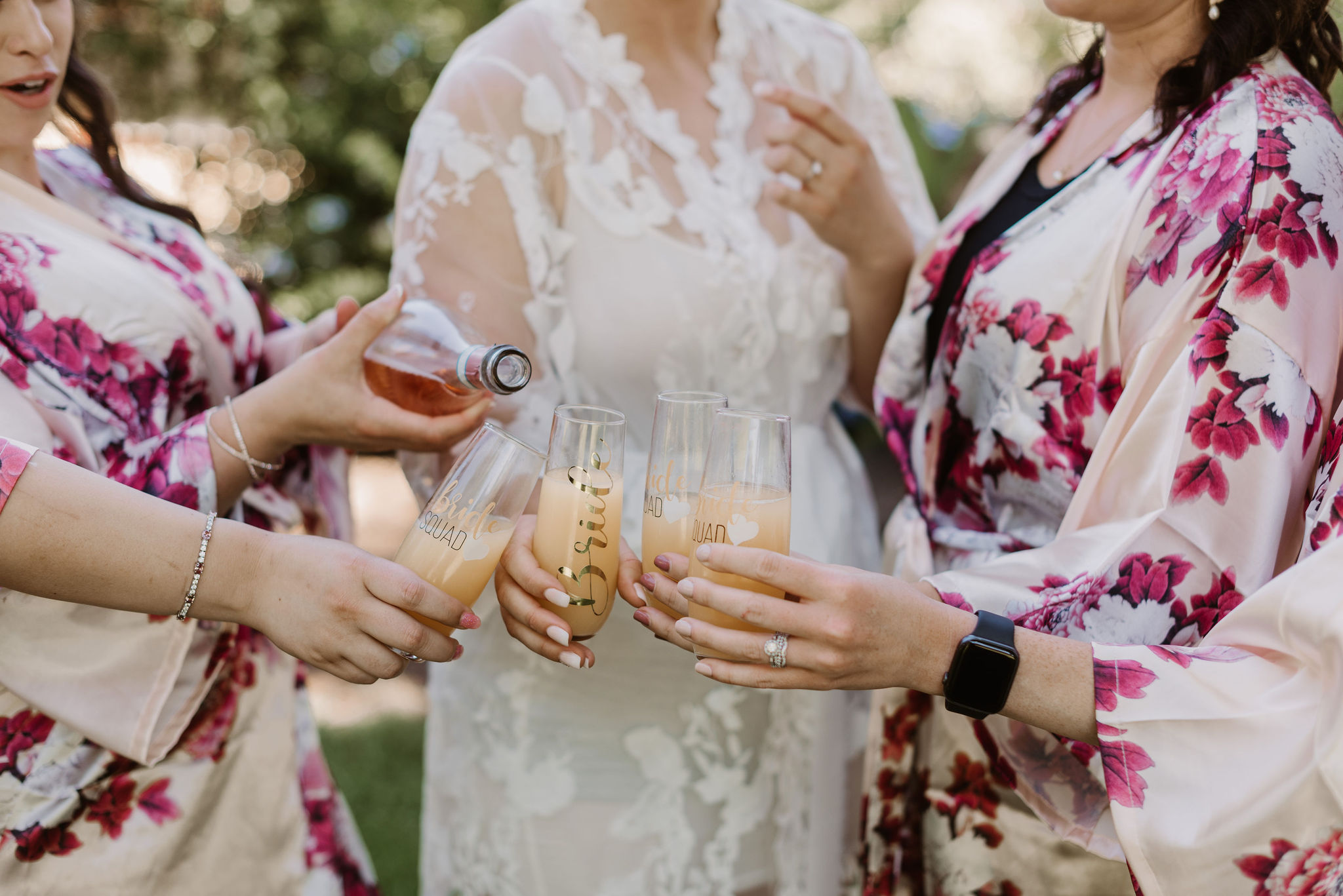 Colorful Intimate Summer Wedding Day At Newcastle Gardens