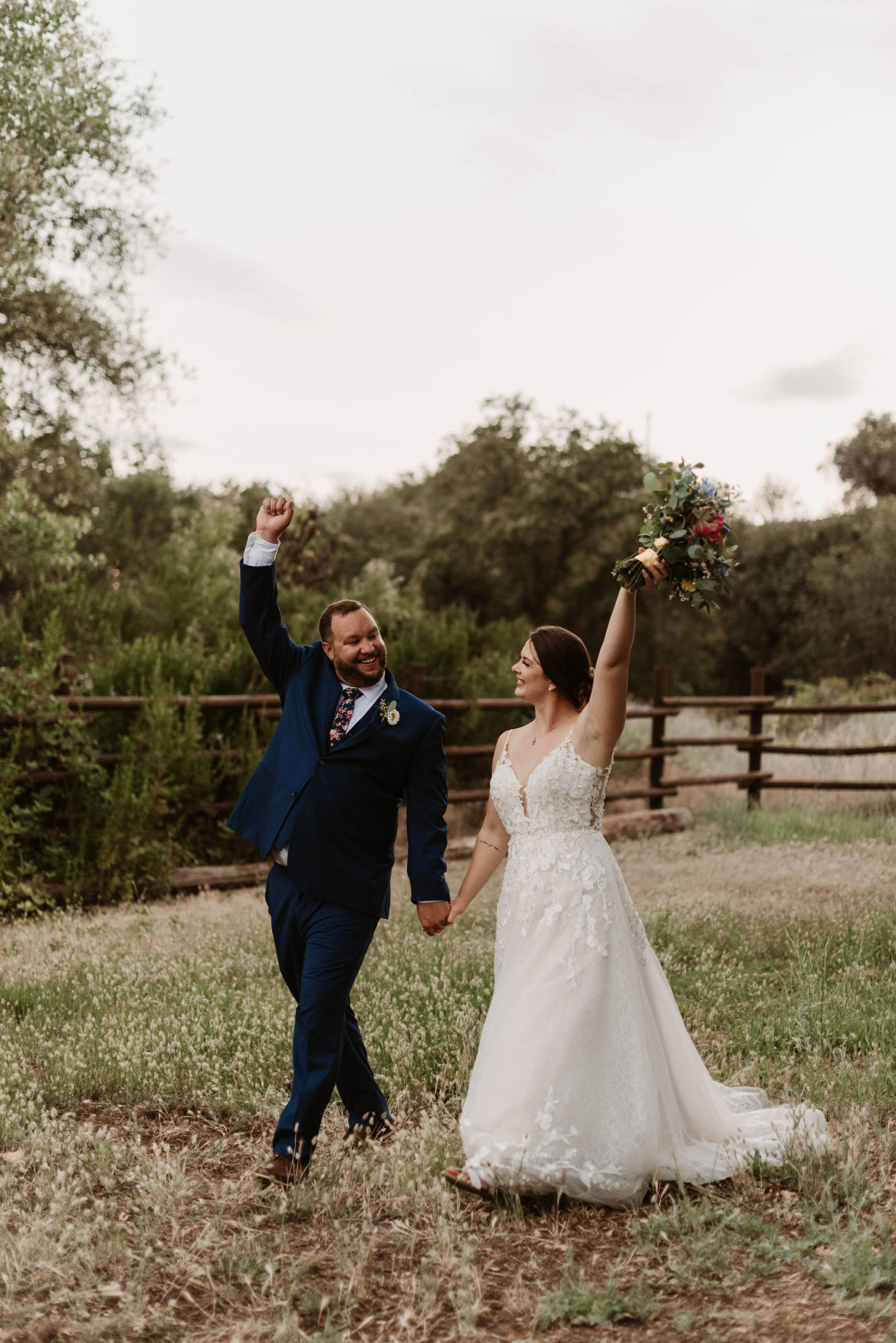 Colorful Intimate Summer Wedding Day At Newcastle Gardens