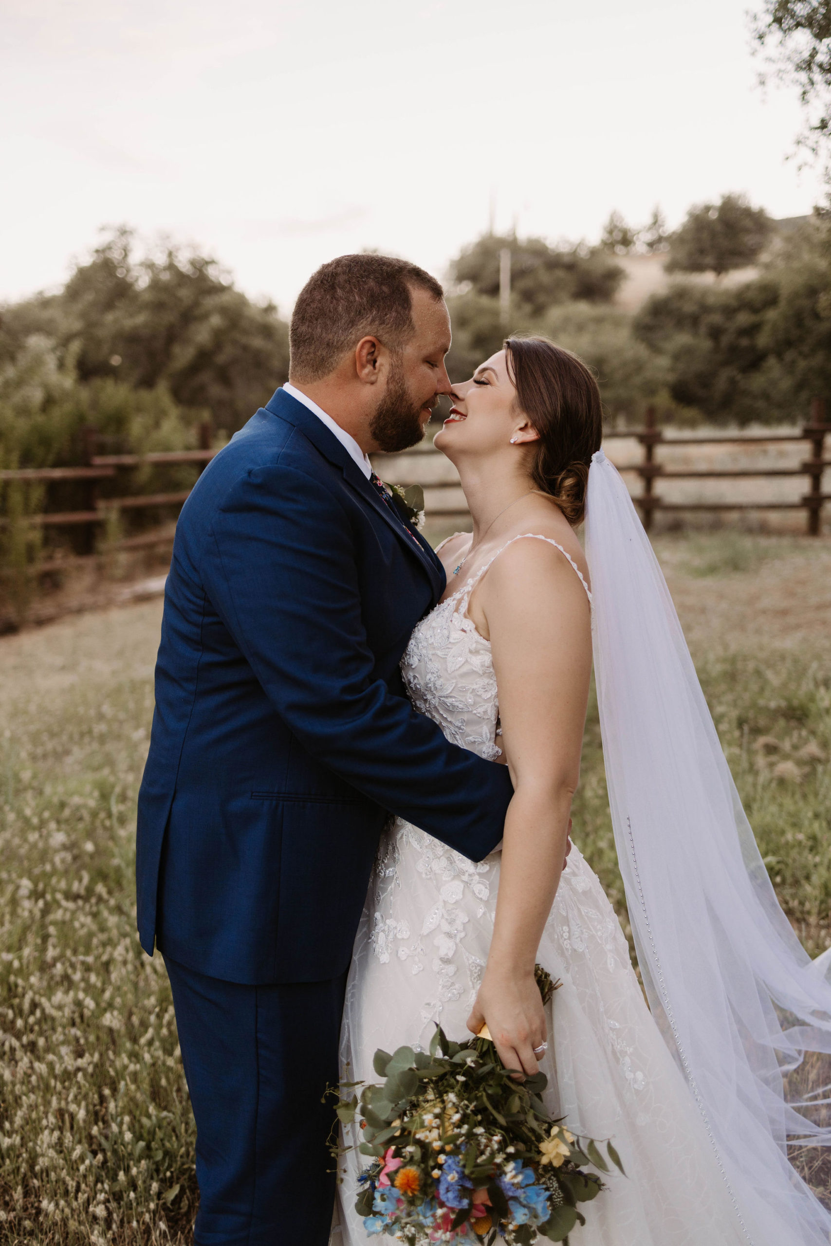 Colorful Intimate Summer Wedding Day At Newcastle Gardens