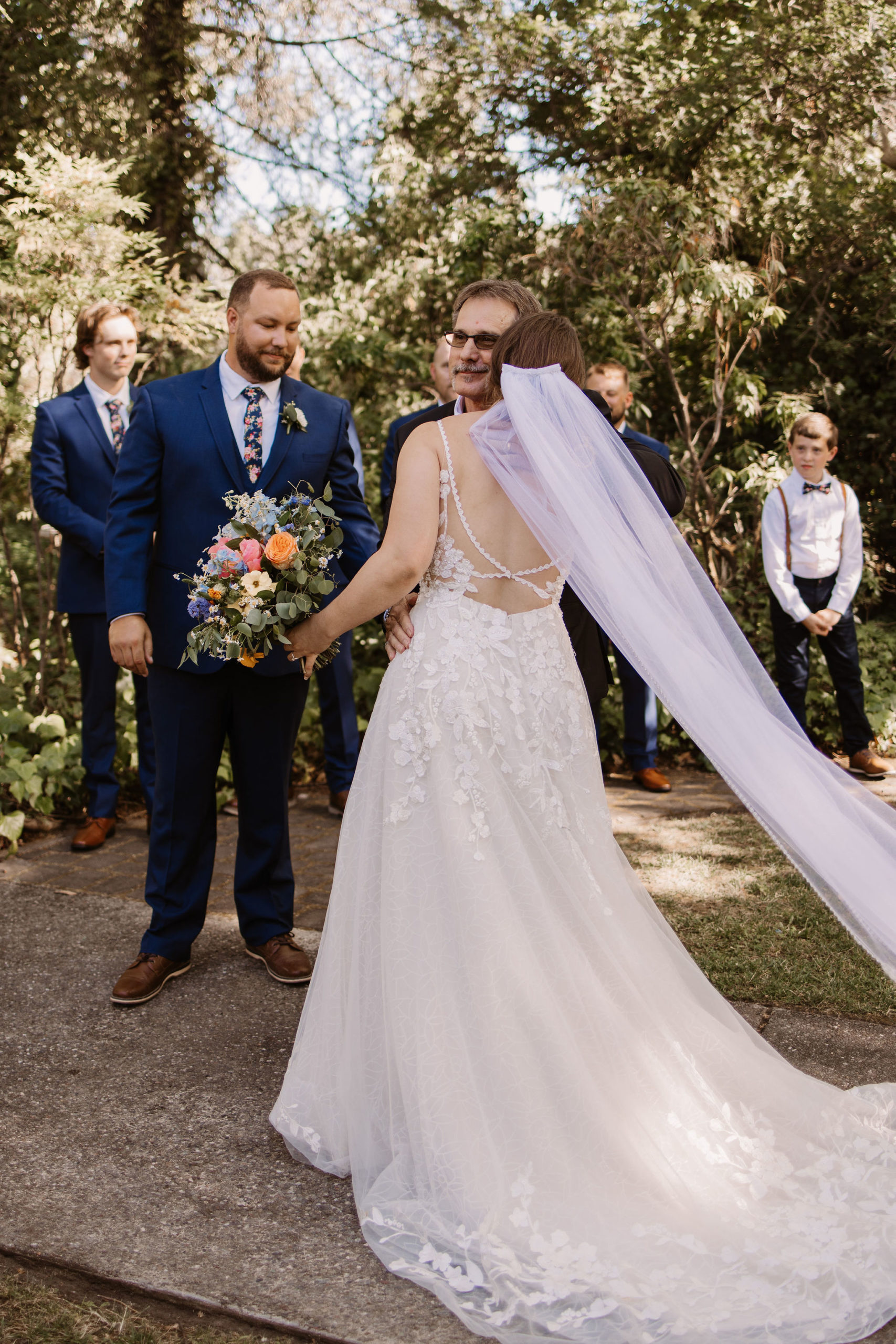 Colorful Intimate Summer Wedding Day At Newcastle Gardens