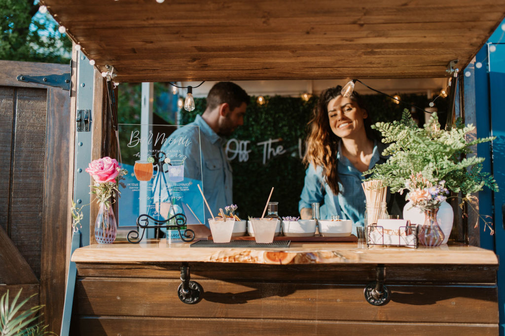 Off the wagon mobile bar wedding vendors