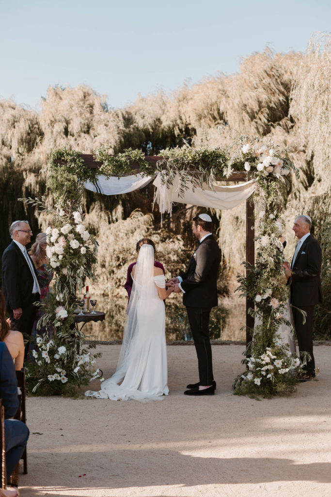 Jewish Wedding ceremony at Olympias Valley Estate in California