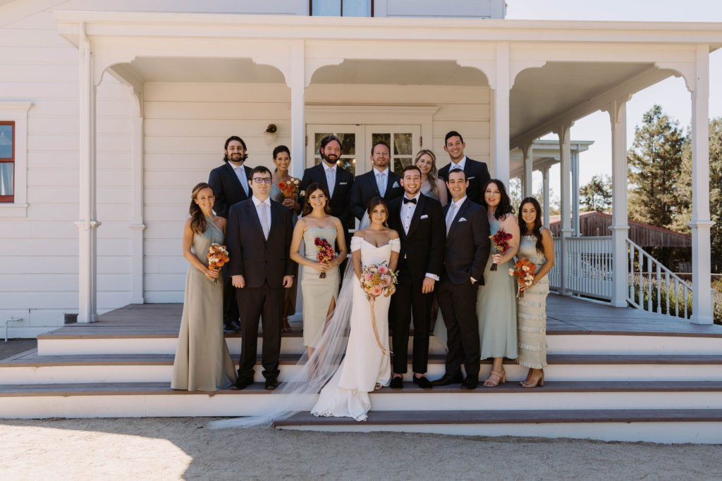 wedding party portraits