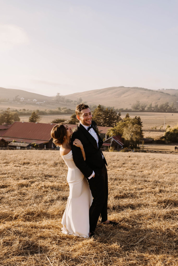 Bride and groom portraits 