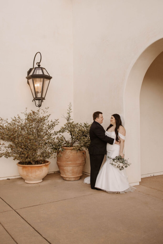 Bride and groom portraits from wedding in CA at Catta Verdera Country Club