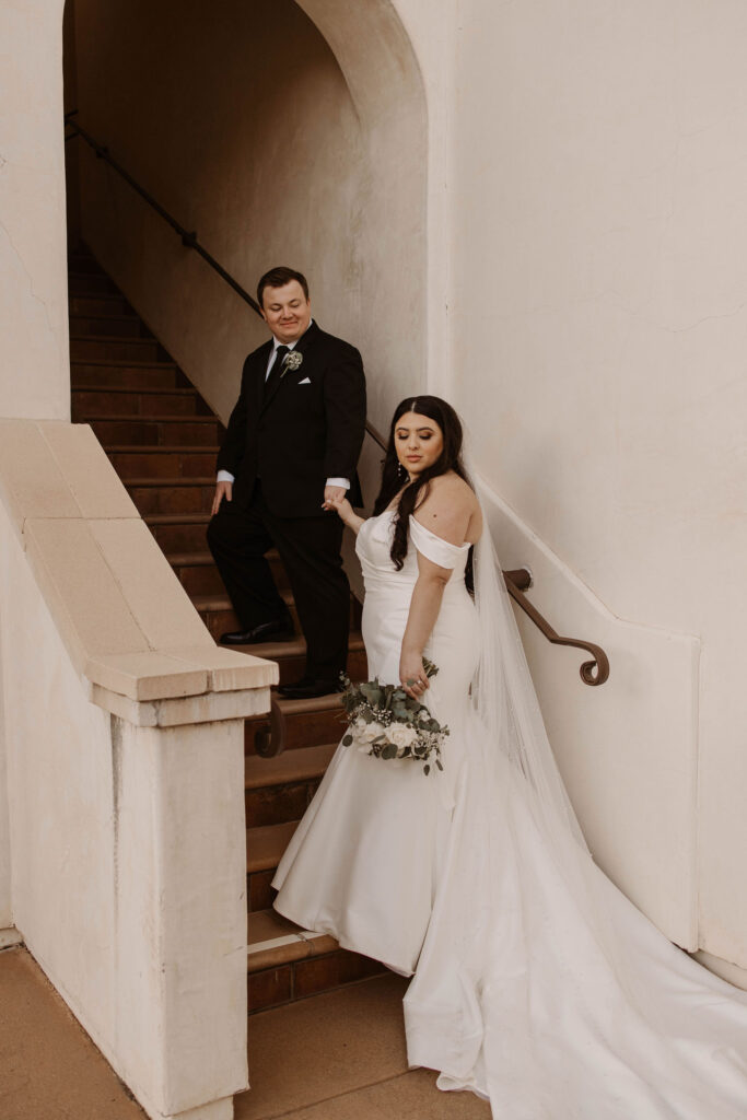 Bride and groom portraits from wedding in CA at Catta Verdera Country Club