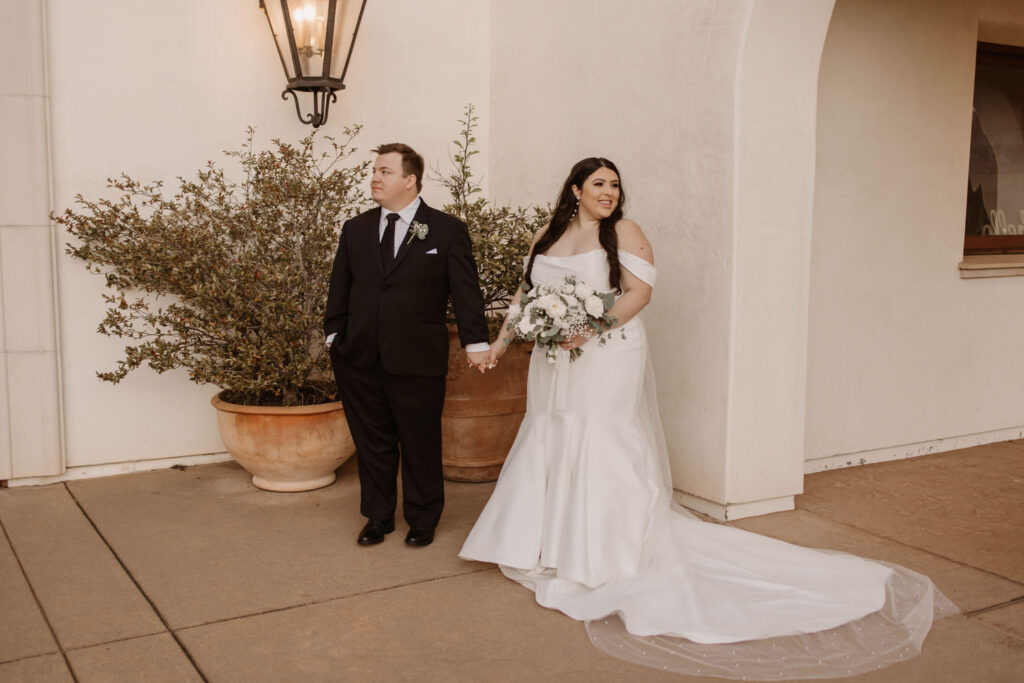 Bride and groom portraits from wedding in CA at Catta Verdera Country Club