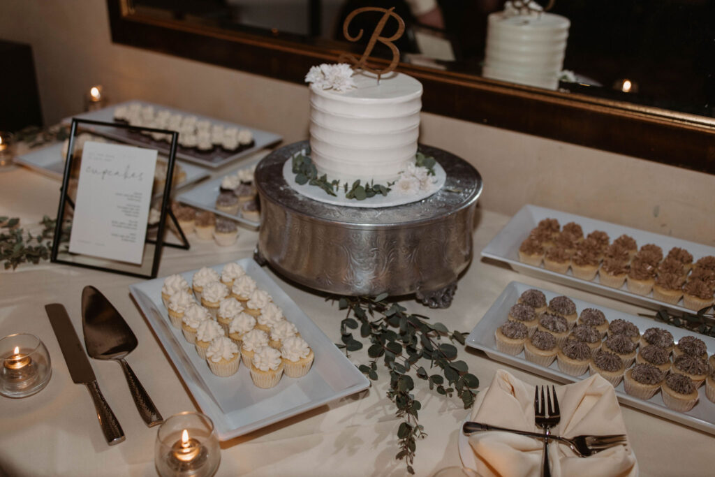 Wedding desert table