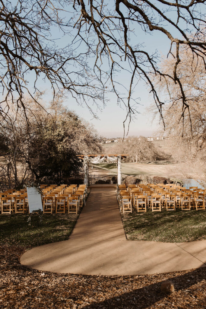 Wedding ceremony from wedding in CA at Catta Verdera Country Club