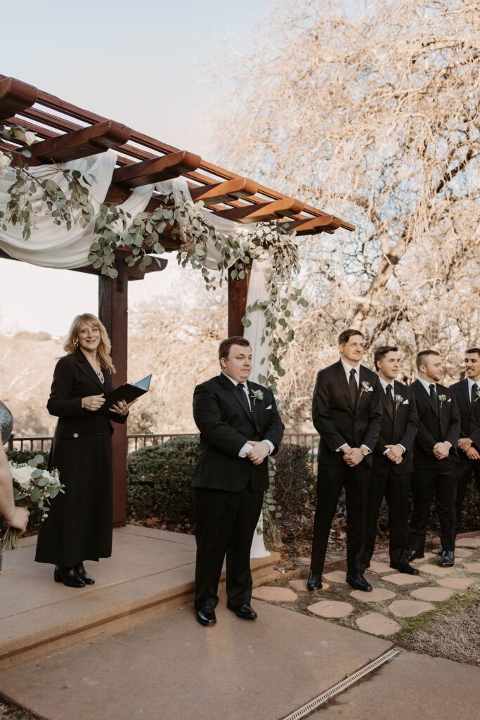 Wedding ceremony from wedding in CA at Catta Verdera Country Club