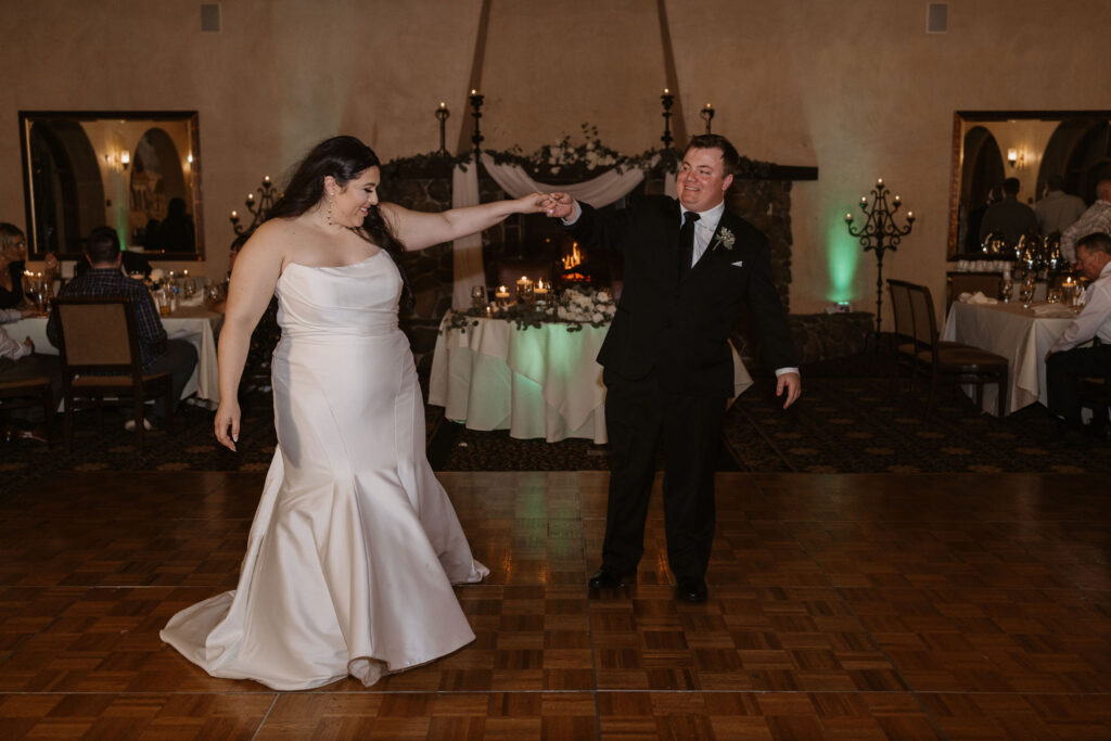 Bride and grooms first dance