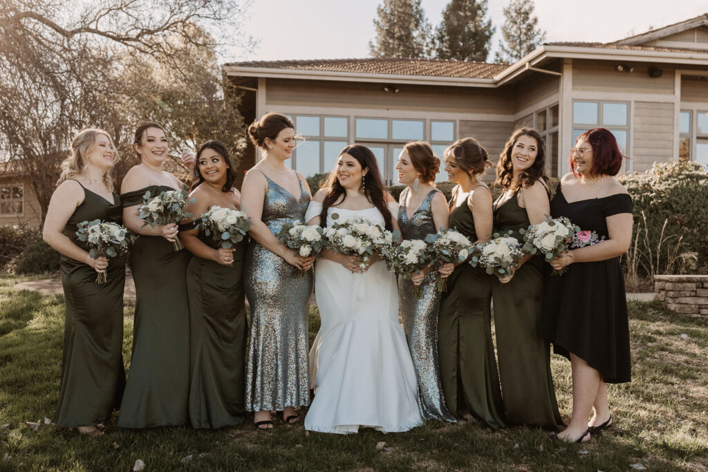 Bridal part photos from wedding in CA at Catta Verdera Country Club