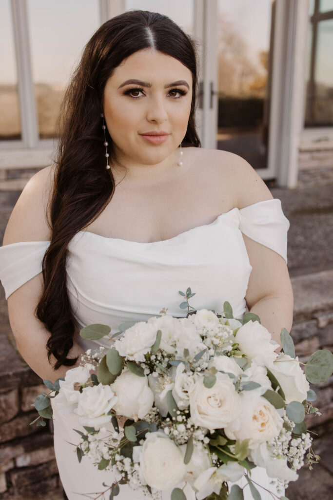 Bridal portrait from wedding in CA at Catta Verdera Country Club