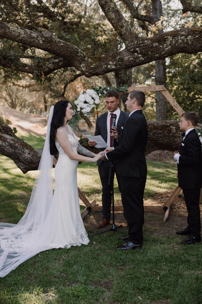 Intentional Wedding at Gold Hill Gardens