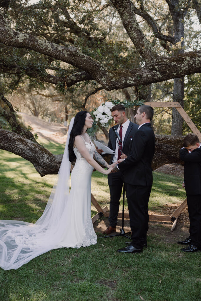 Intentional Wedding at Gold Hill Gardens